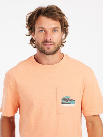 PROTEST Shirt 'PRTJake'‌‌‌‌‌‌ in Orange