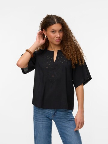 Camicia da donna 'VMBRILEY' di VERO MODA in nero: frontale