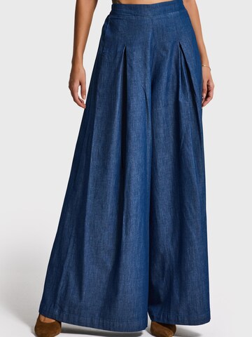 IT'S BASIC Wide leg Jeans 'WIDE MID RISE JEANS' in Blauw