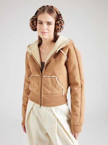 GUESS Originals Tussenjas in Bruin: voorkant