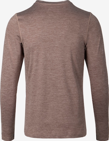 ENDURANCE - Camiseta funcional 'Maje' en marrón