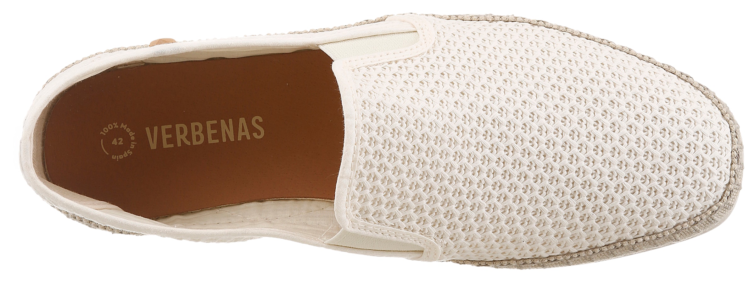 VERBENAS Classic Flats in White