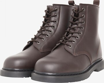 Urban Classics Lace-Up Boots in Brown