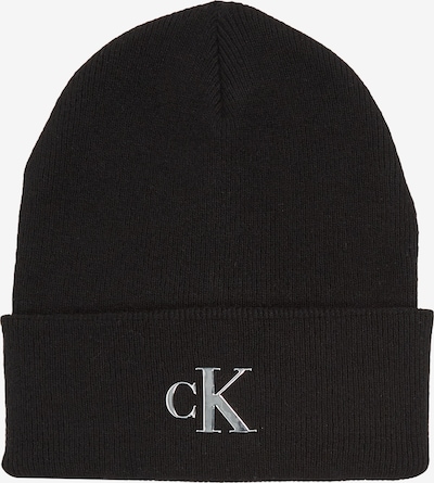 Calvin Klein Jeans Bonnet en noir / argent, Vue avec produit