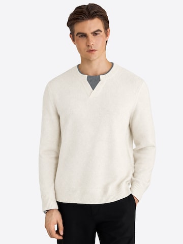Pull-over Vantory en beige : devant