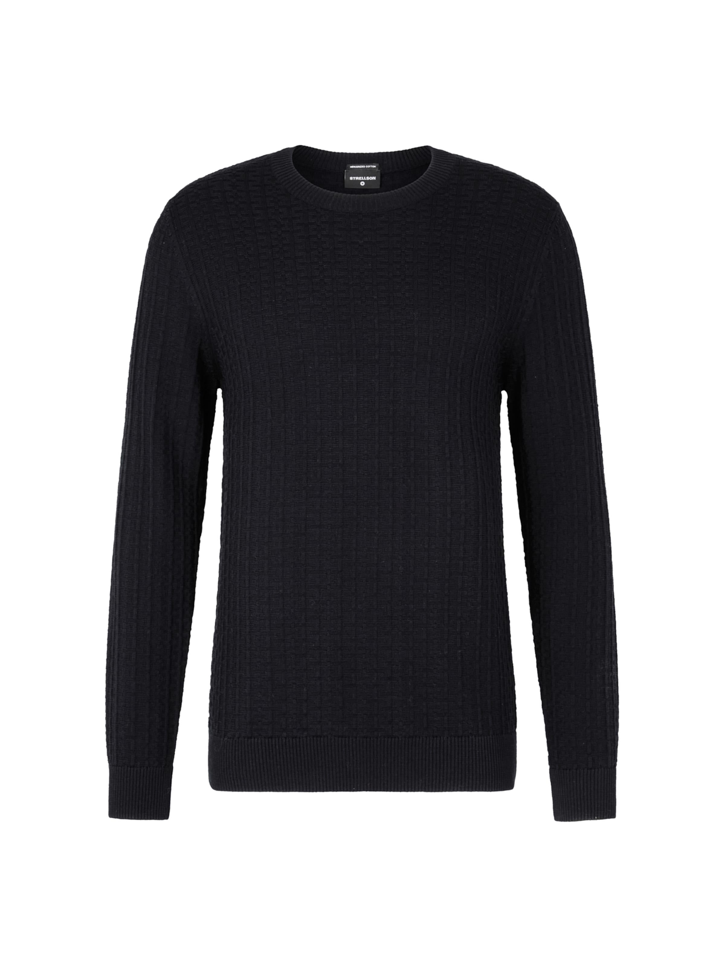 STRELLSON Pull-over 'Adrian' en bleu foncé, Vue avec produit