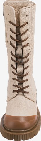 A.S.98 Lace-up bootie 'Topdog' in Beige