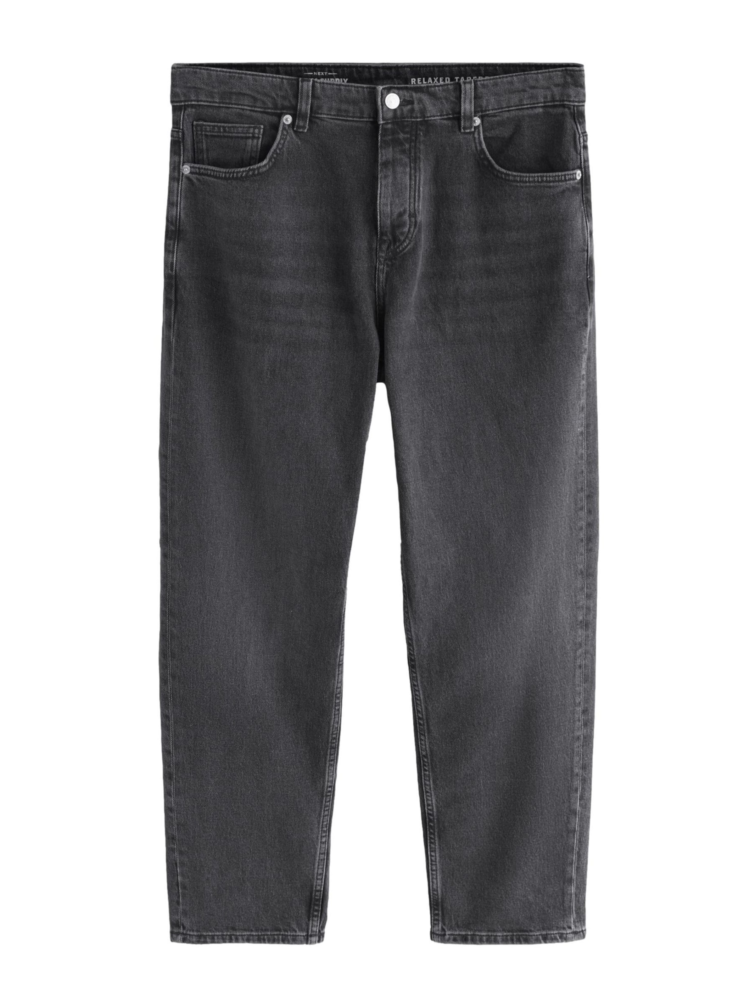 Next Свободный крой Джинсы в Черный: спереди