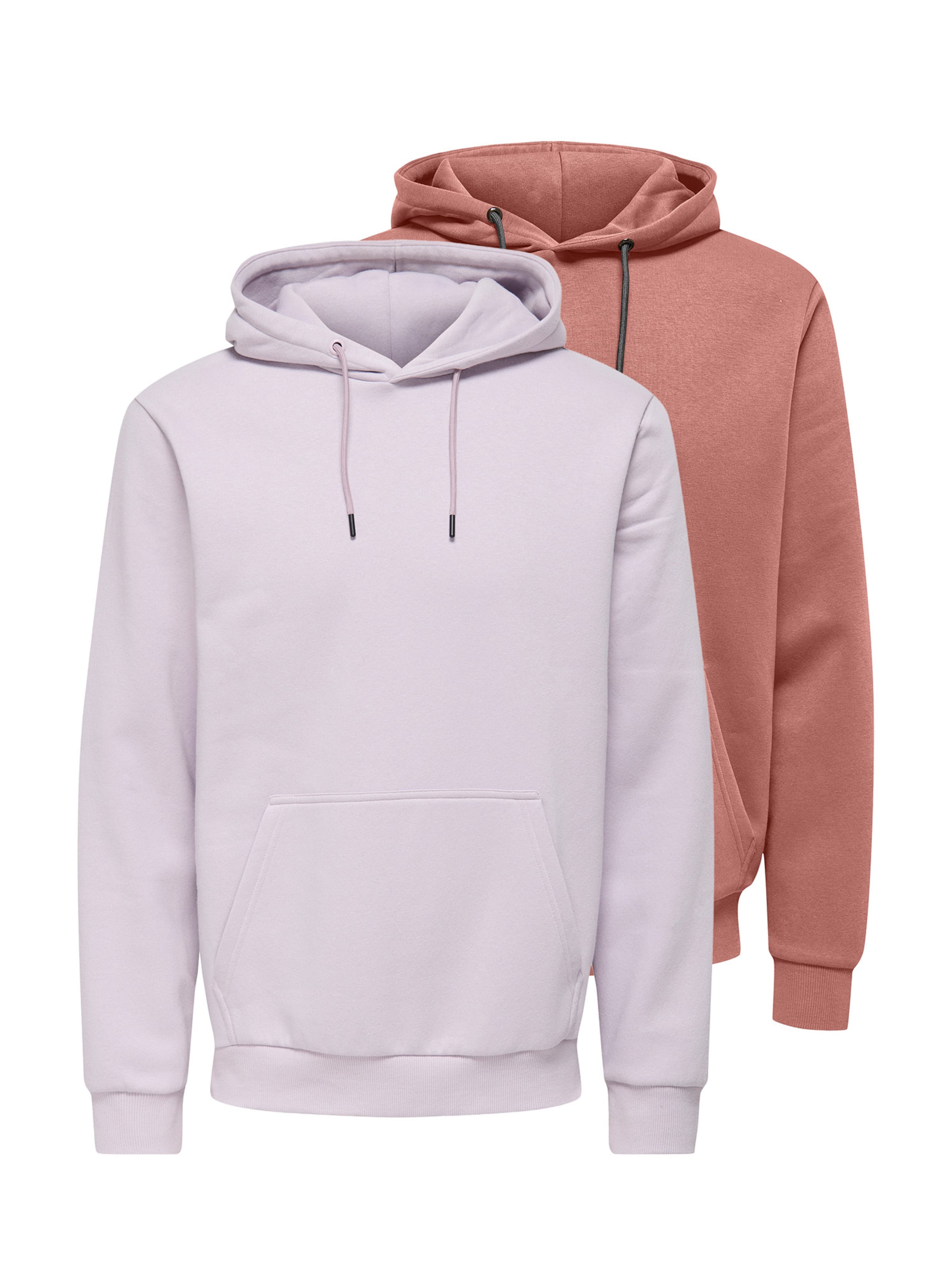 Only & Sons Sweatshirt 'Ceres' in Roze: voorkant