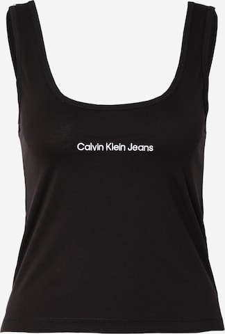 Calvin Klein Jeans - Top em preto: frente