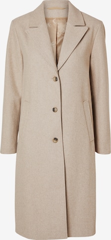 Manteau mi-saison 'SLFNew Alma' SELECTED en beige : devant
