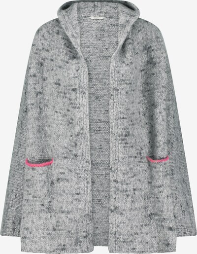 Frogbox Cardigan 'OVERSIZE' in grau, Produktansicht