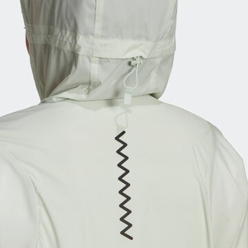 Geacă outdoor 'Run Fast Zip Solid' de la ADIDAS SPORTSWEAR pe alb