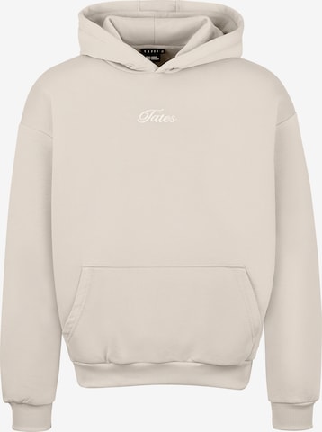 TATES Oversized Sweater 'Kuscheliger Light Hoodie' in Beige: front
