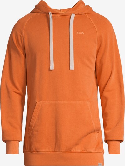 ACID Sweatshirt 'FRENCH TERRY' in orange / weiß, Produktansicht