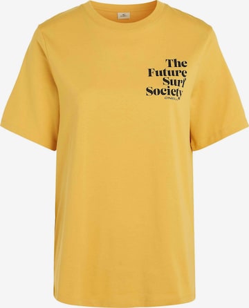 O'NEILL T-Shirt 'Future Surf Society' in Gelb: Vorderseite