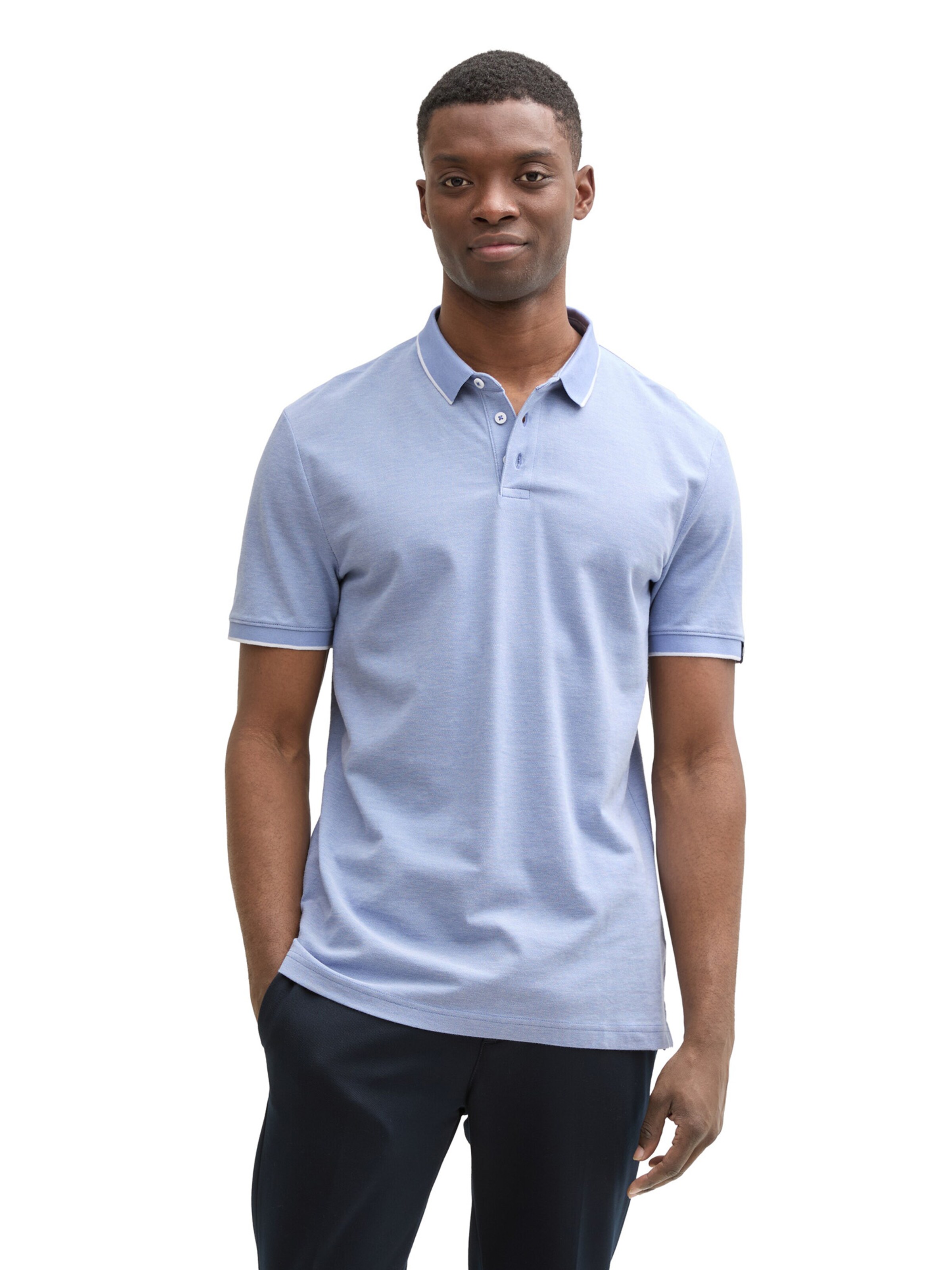 TOM TAILOR DENIM Koszulka w kolorze niebieski: przód