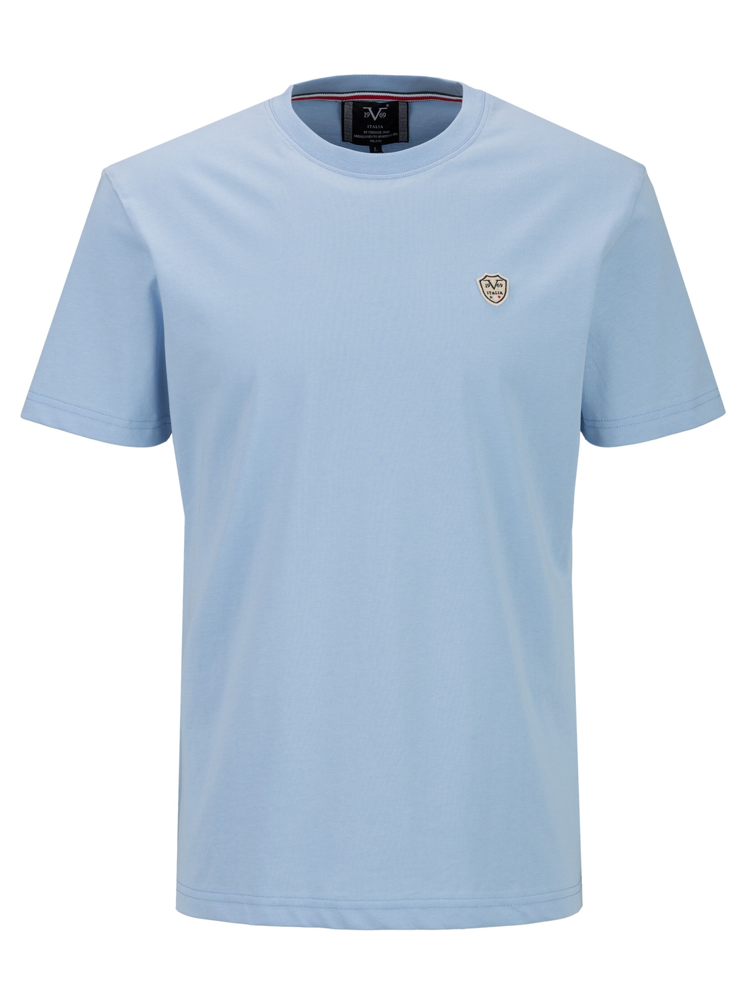 Maglietta 'Rafael' di 19V69 ITALIA in blu: frontale
