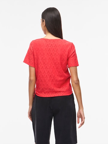 VILA Μπλουζάκι 'VIAMALINA' σε ροζ