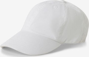 Casquette Colorful Standard en blanc : devant