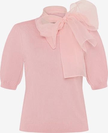 Pull-over zero en rose : devant