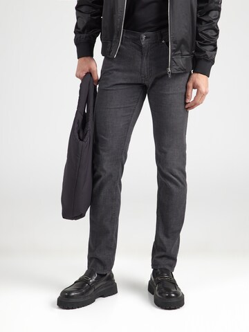 Karl Lagerfeld Slimfit Jeans in Schwarz: Vorderseite