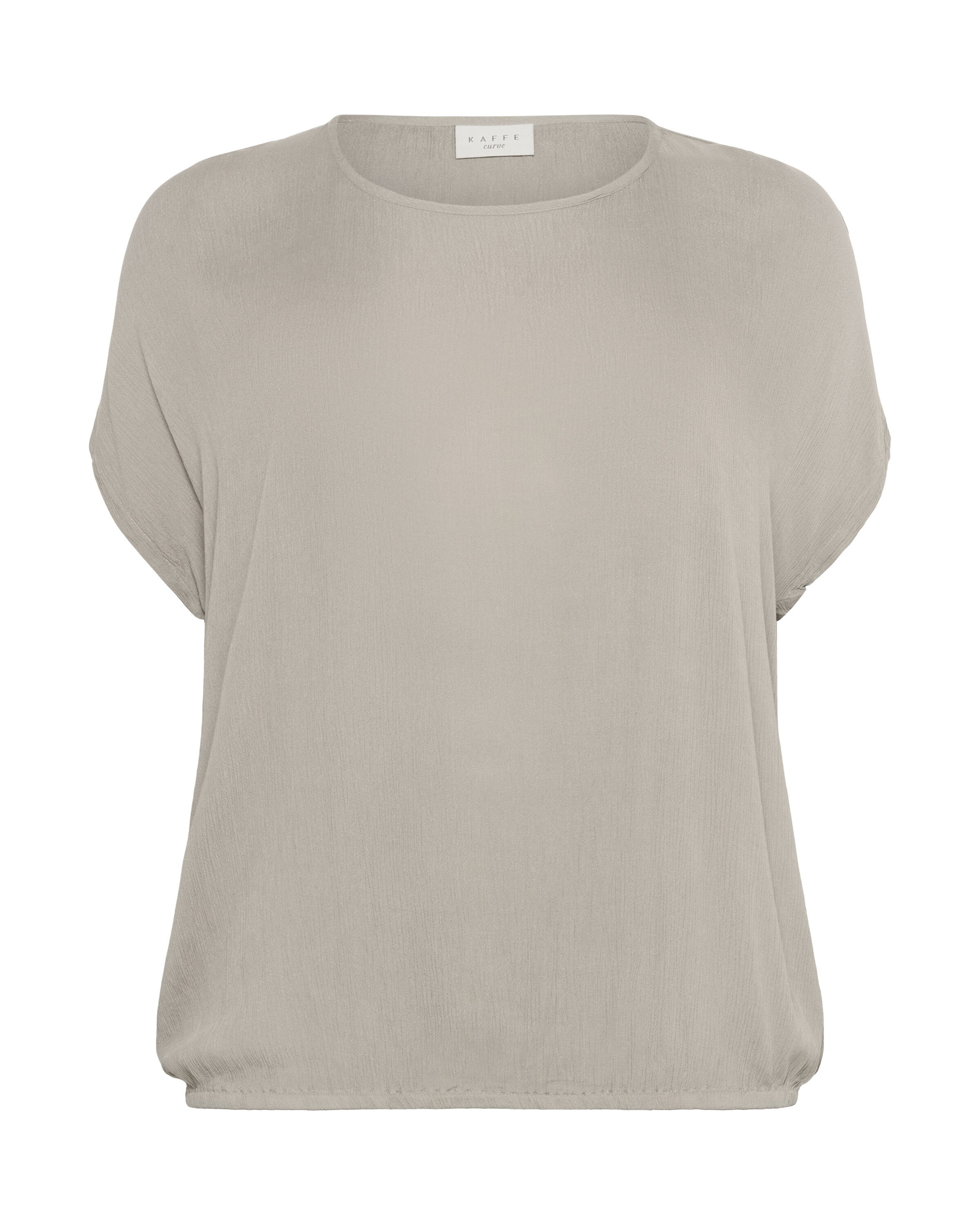 KAFFE CURVE Bluse 'KC Ami' in Grau: Vorderseite