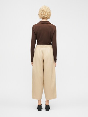 VERO MODA Barrel Housut 'VMDAHLIA' värissä beige