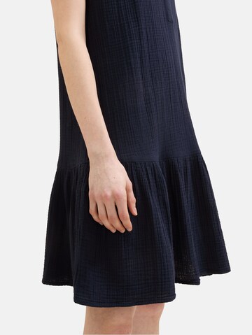 TOM TAILOR Summer Dress in Blue