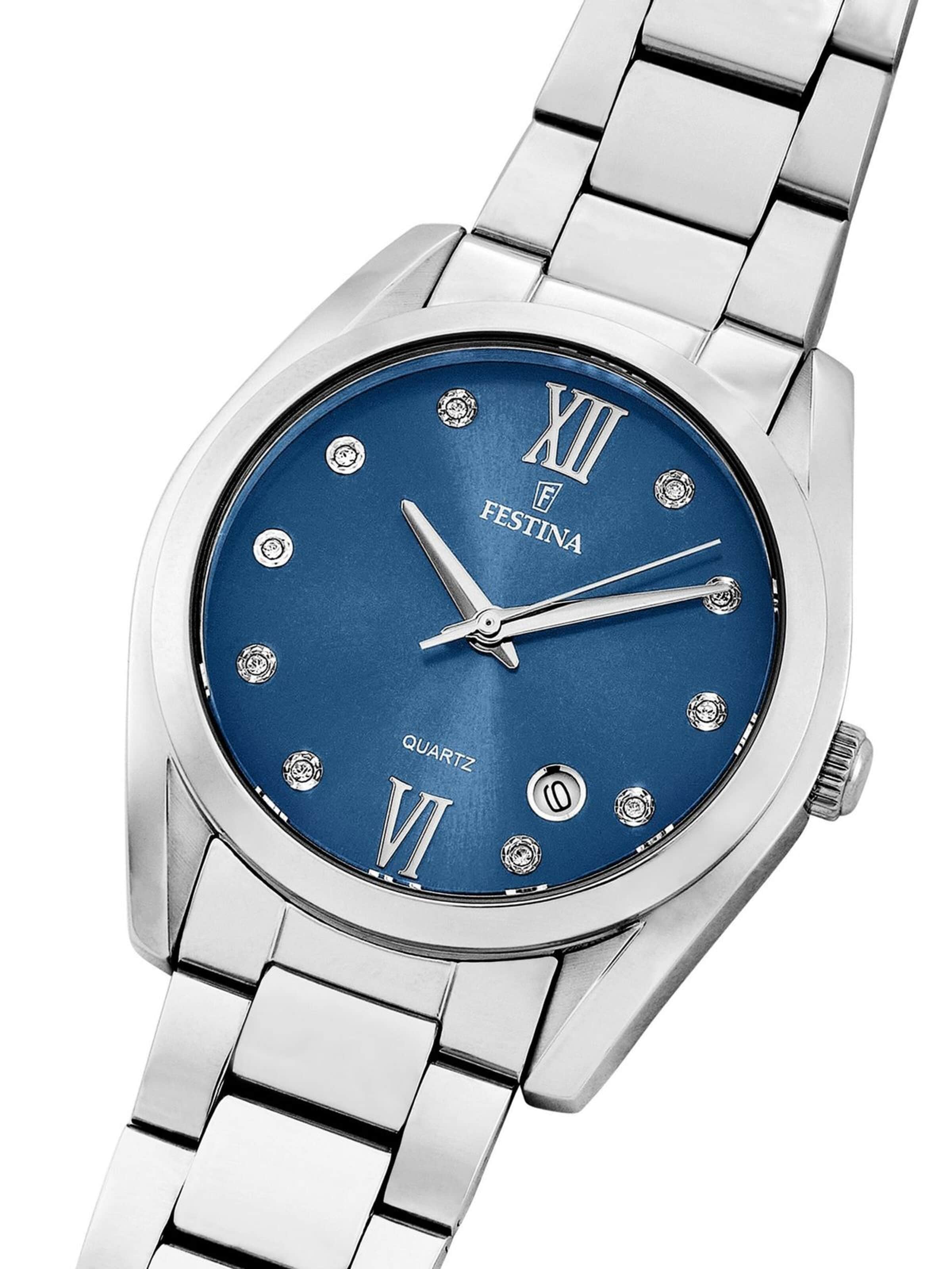 Montre à affichage analogique 'Date watch BOYFRIEND COLLECTION Blue' FESTINA en bleu