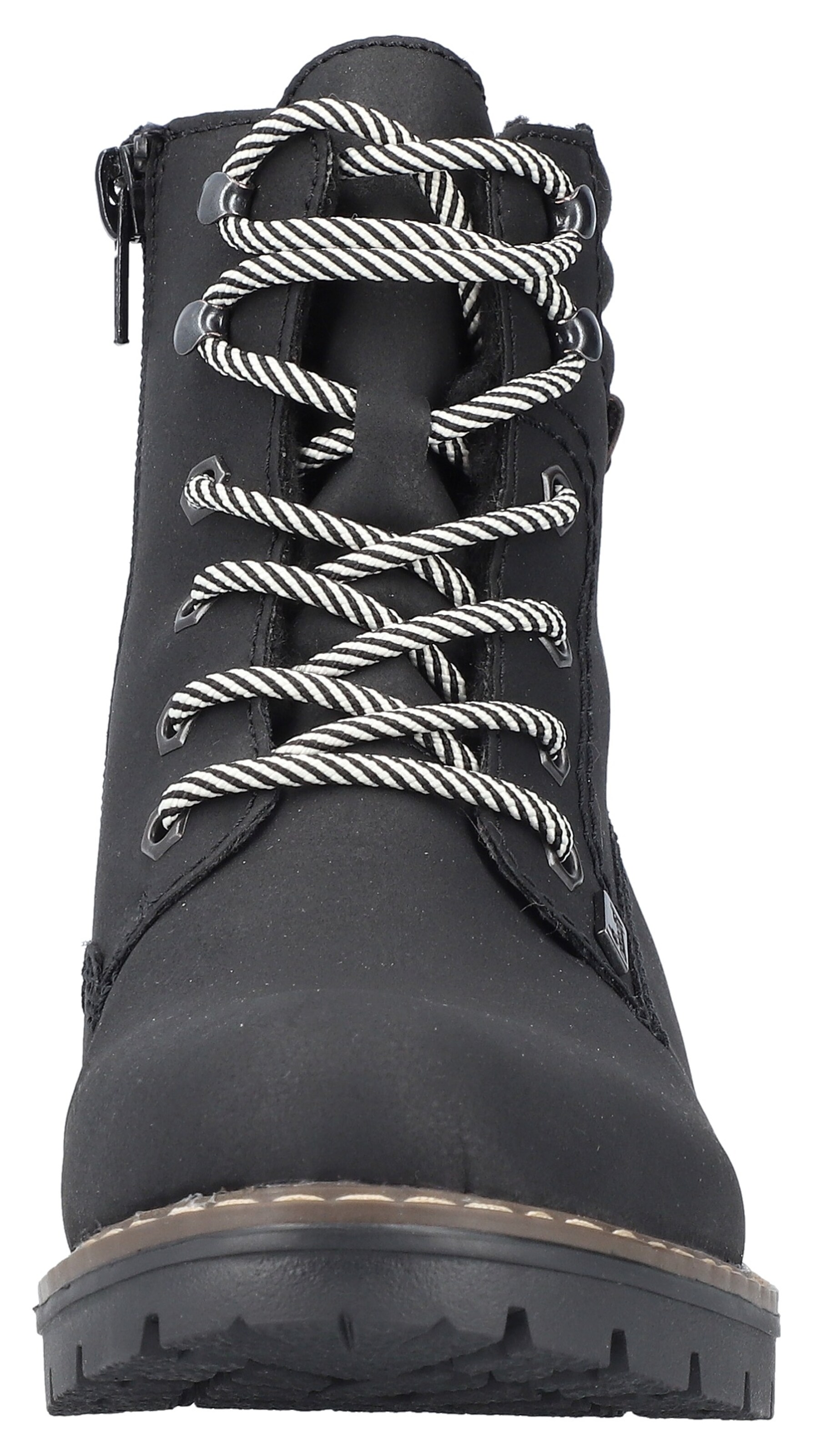 Rieker Gležnarji z vezalkami | črna barva