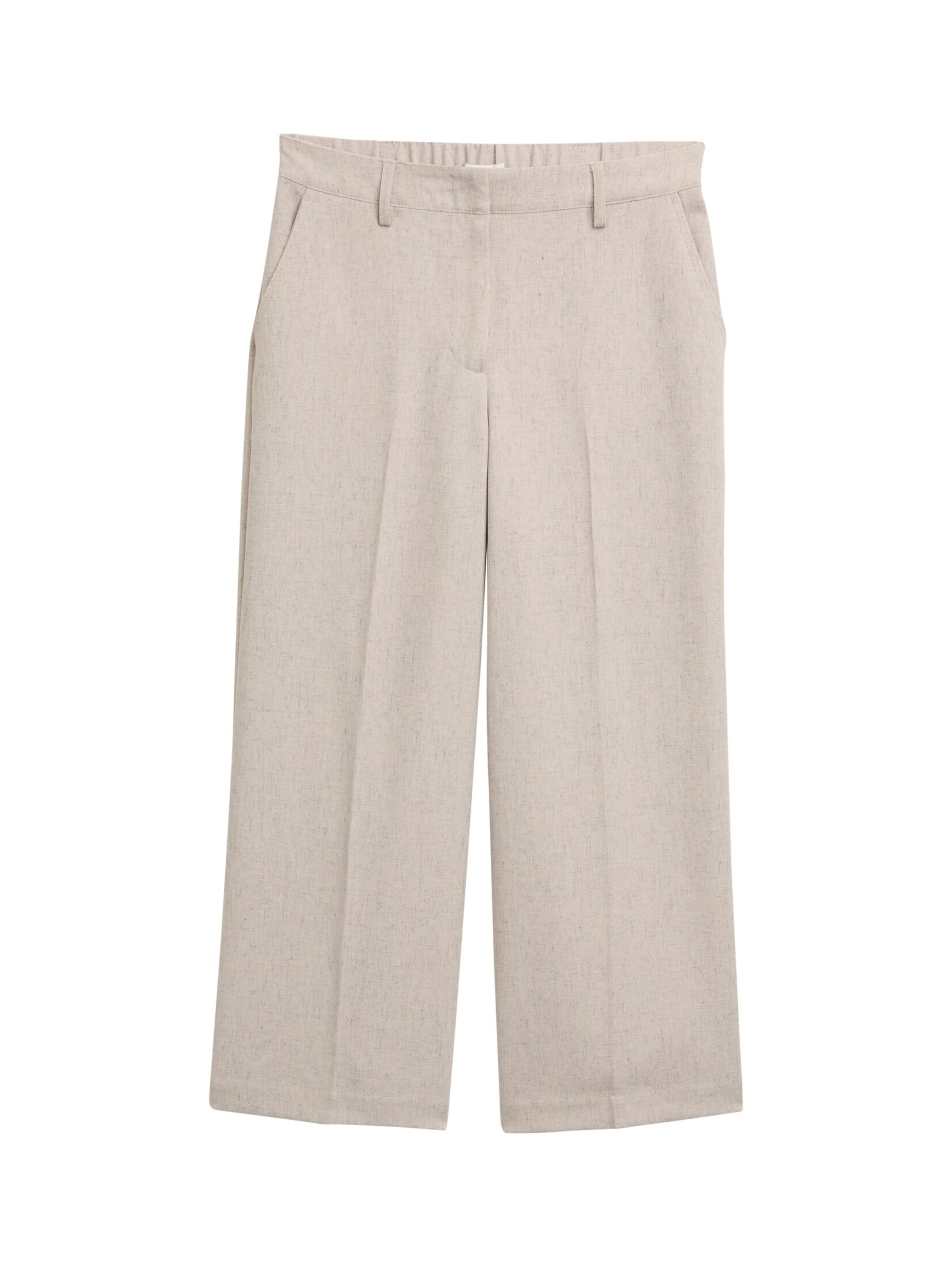 TOM TAILOR Regular Broek in Beige: voorkant