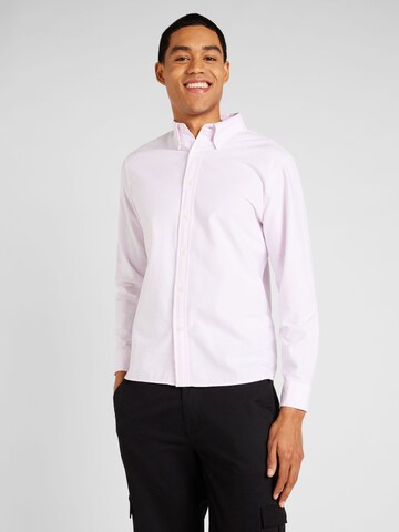 Regular fit Camicia di Banana Republic in rosa: frontale