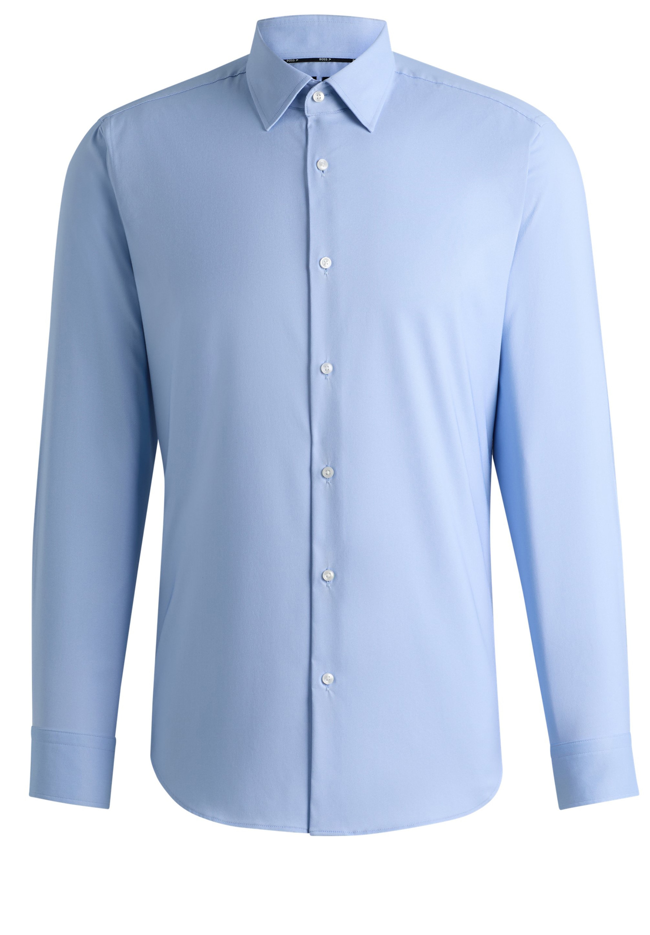 BOSS Regular Fit Businessemd 'P-JOE' in Blau: Vorderseite