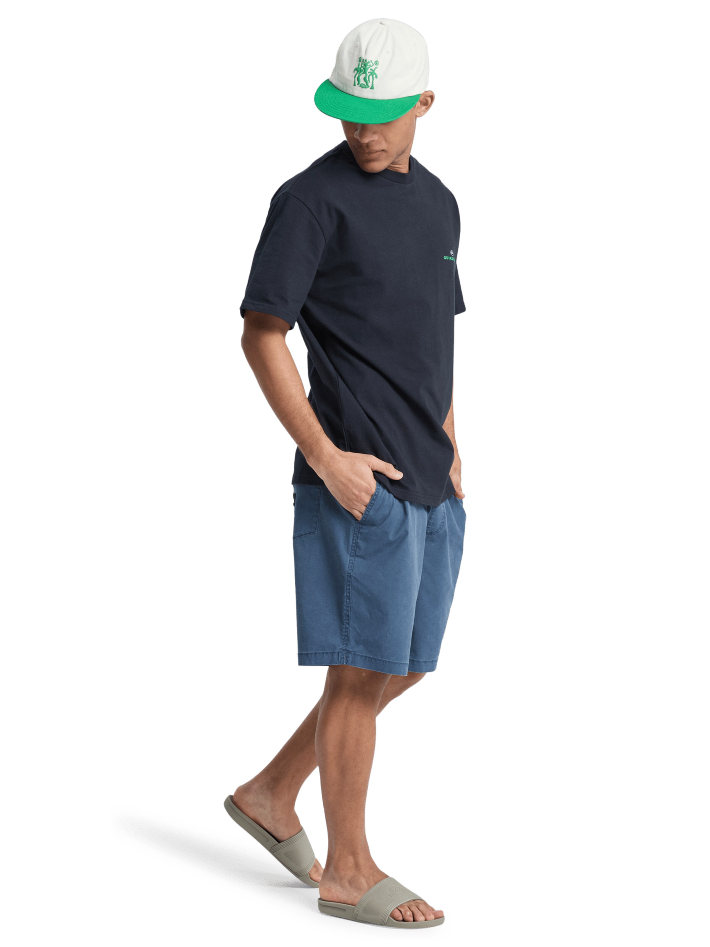 QUIKSILVER T-Shirt in Schwarz
