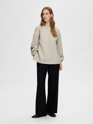 SELECTED FEMME Sweatshirt 'Yrsa' in Beige