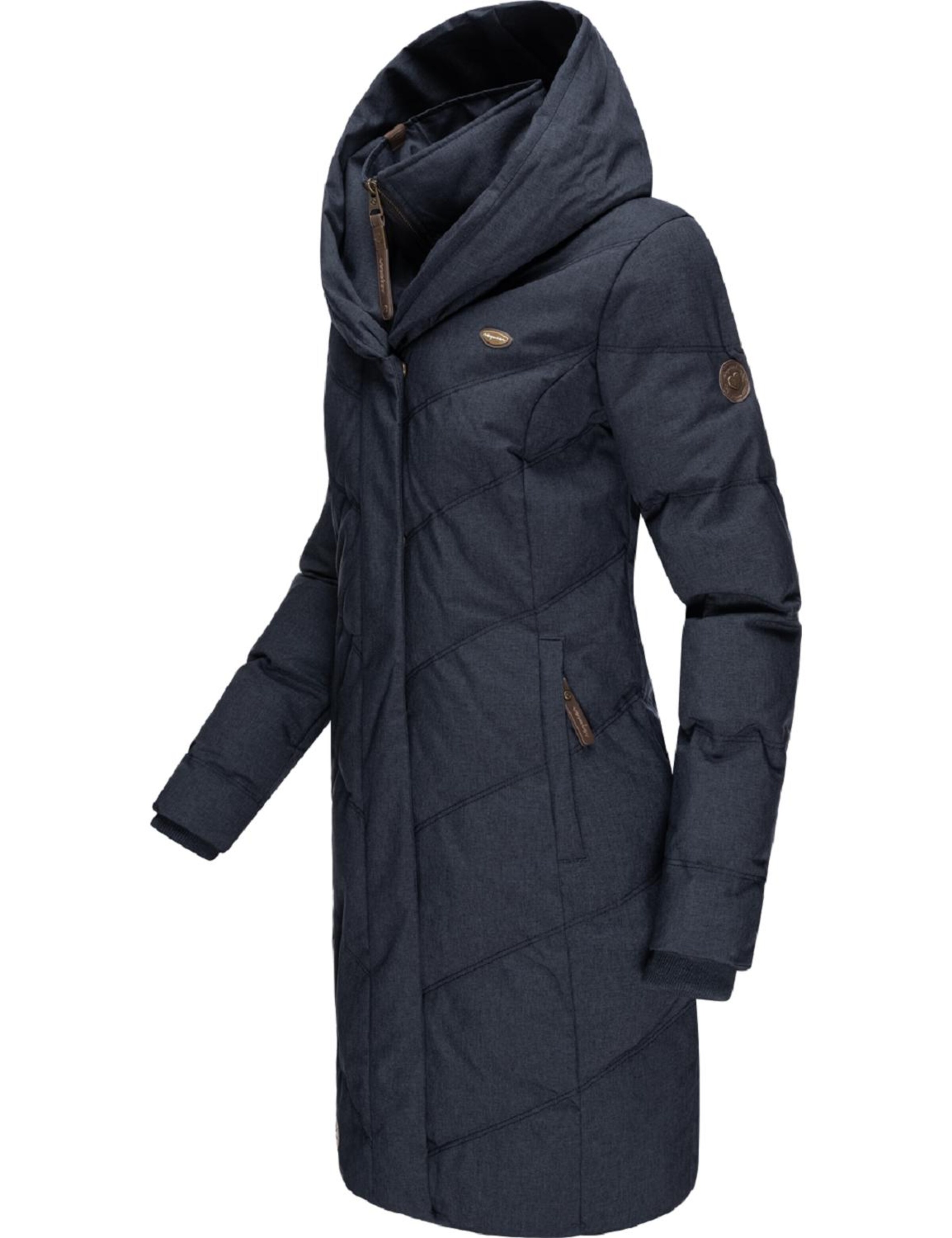 Ragwear Wintermantel 'Natalka II Intl.' in Blau