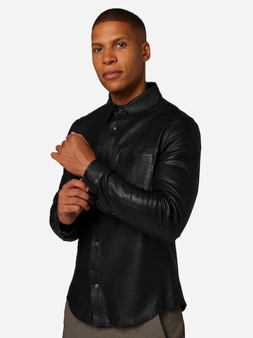 Slim fit Camicia 'Das Reverse' di RICANO in nero
