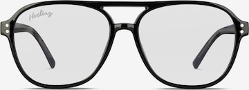 Herling Glasses 'Thorne Blue Light' in Black: front