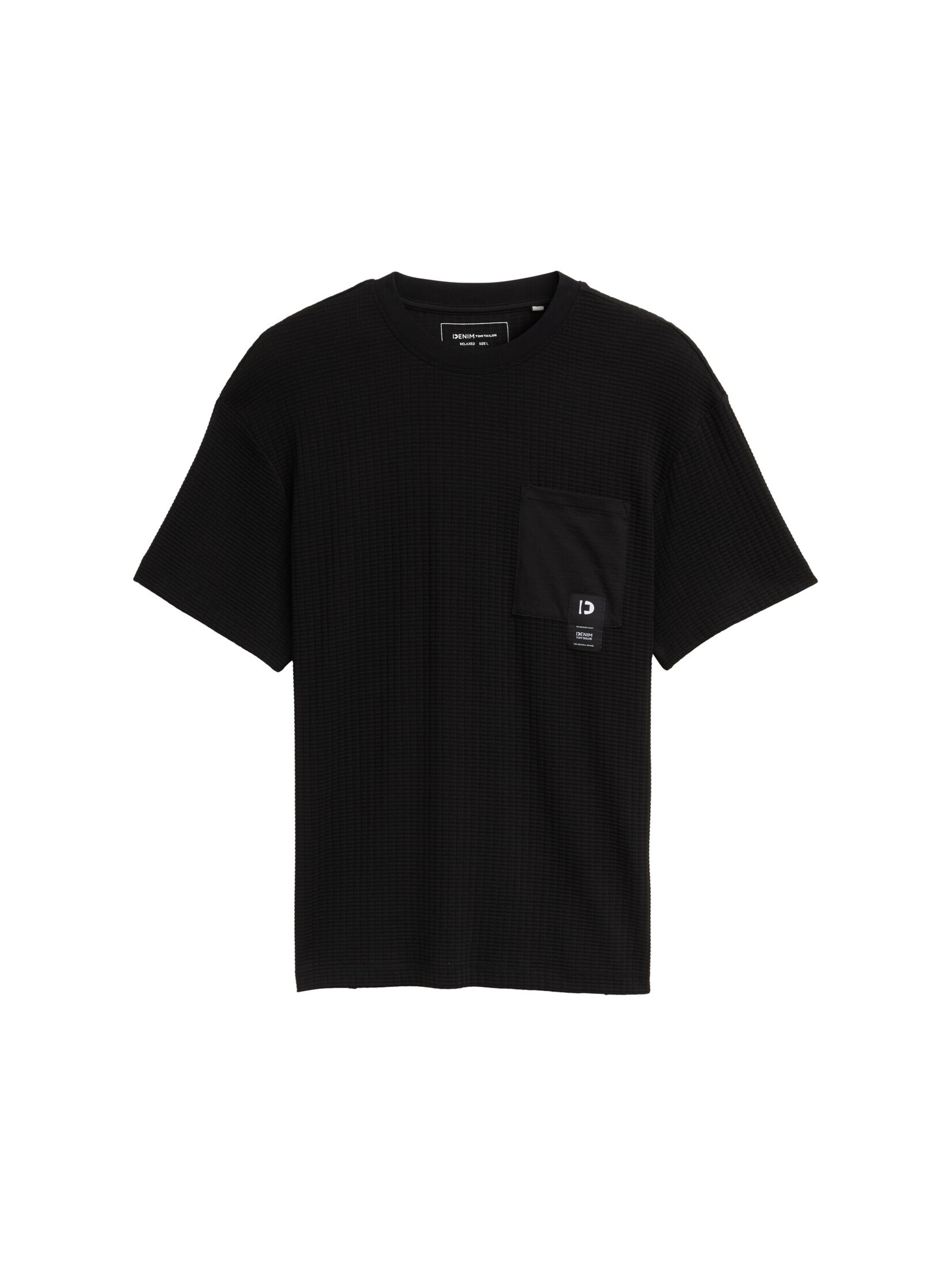 TOM TAILOR DENIM Shirt in Black, Item view