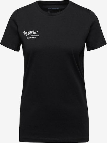 MAMMUT T-Shirt 'Massone' in Schwarz: Vorderseite