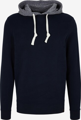 TOM TAILOR Sweatshirt in Blauw: voorkant