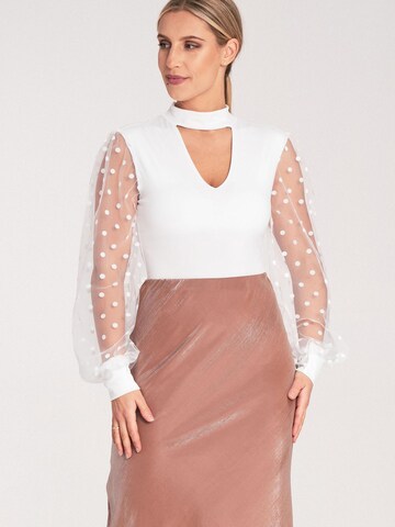 Figl Blouse Bodysuit 'M1081' in White