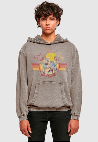 Merchcode Sweatshirt 'Motley Crue - Bomber Girl' in Grau: predná strana