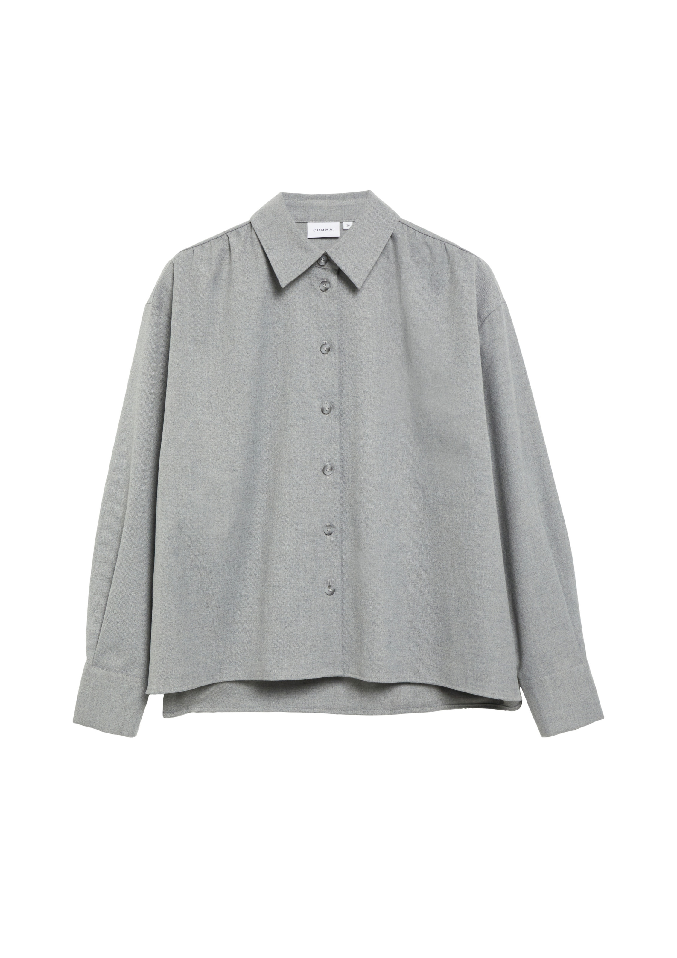 COMMA Bluse in Grau: Vorderseite