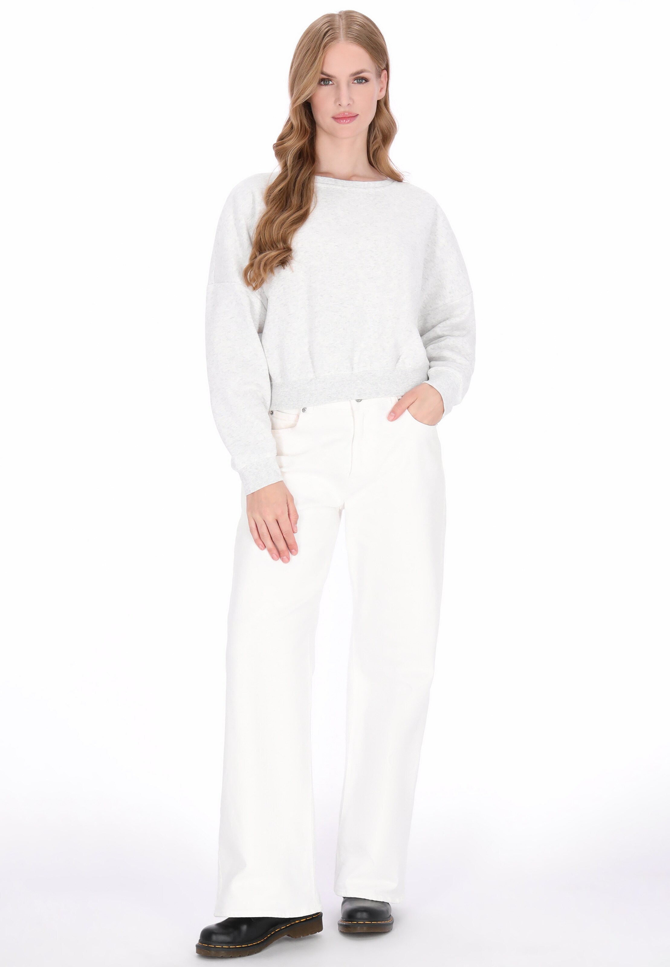 Sweat-shirt 'Vintage' DreiMaster Vintage en blanc