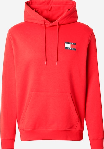 Tommy Jeans - Sweatshirt em vermelho: frente