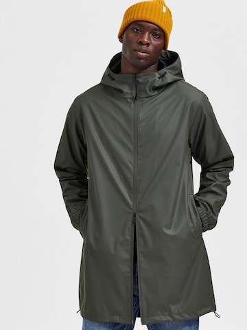 SELECTED HOMME Weatherproof jacket 'Don' in Green