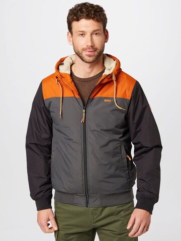 Iriedaily Between-Season Jacket in Orange: front