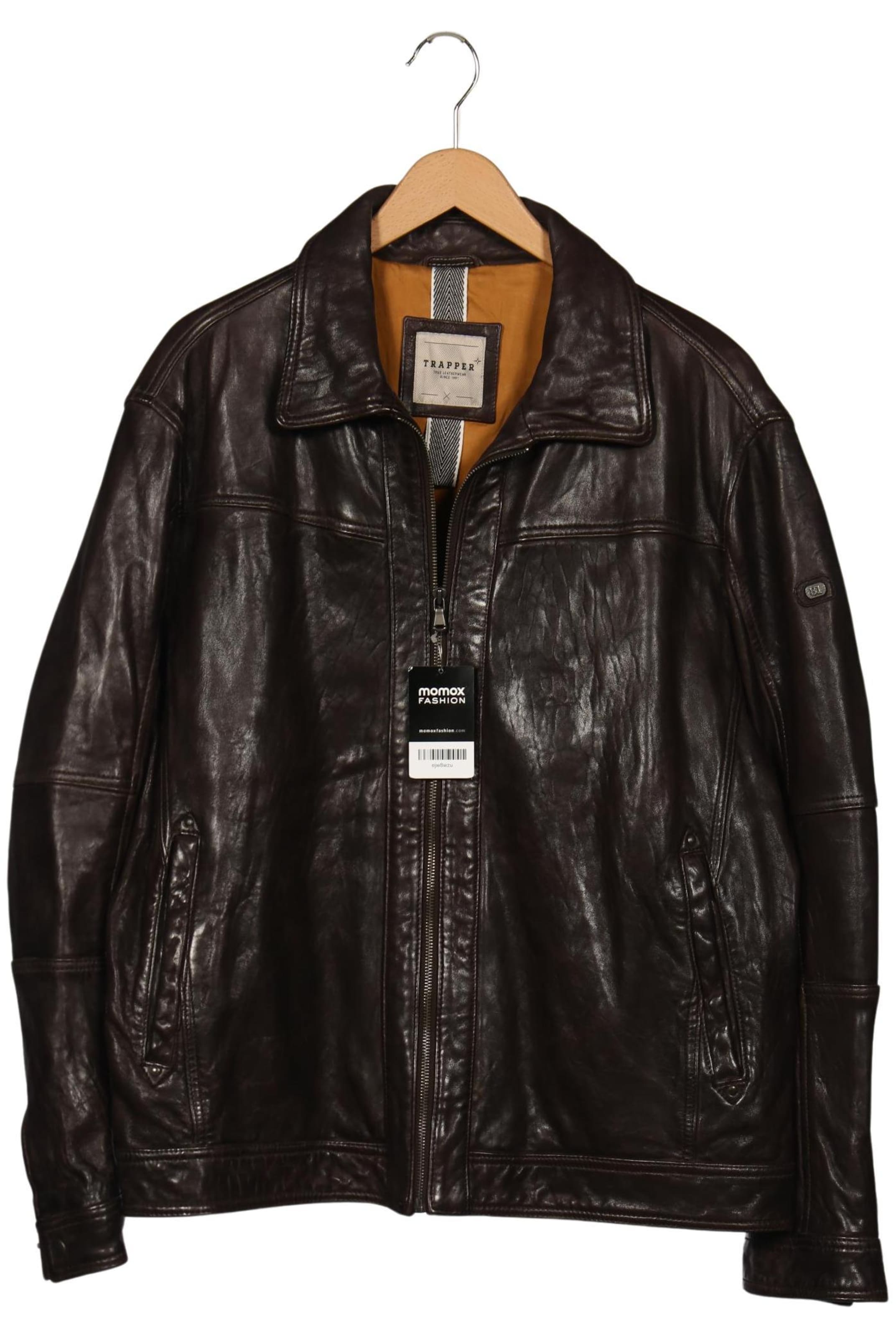 Hochwertige Trapper Lederjacke Herren Trapper TRAPPER -Herren